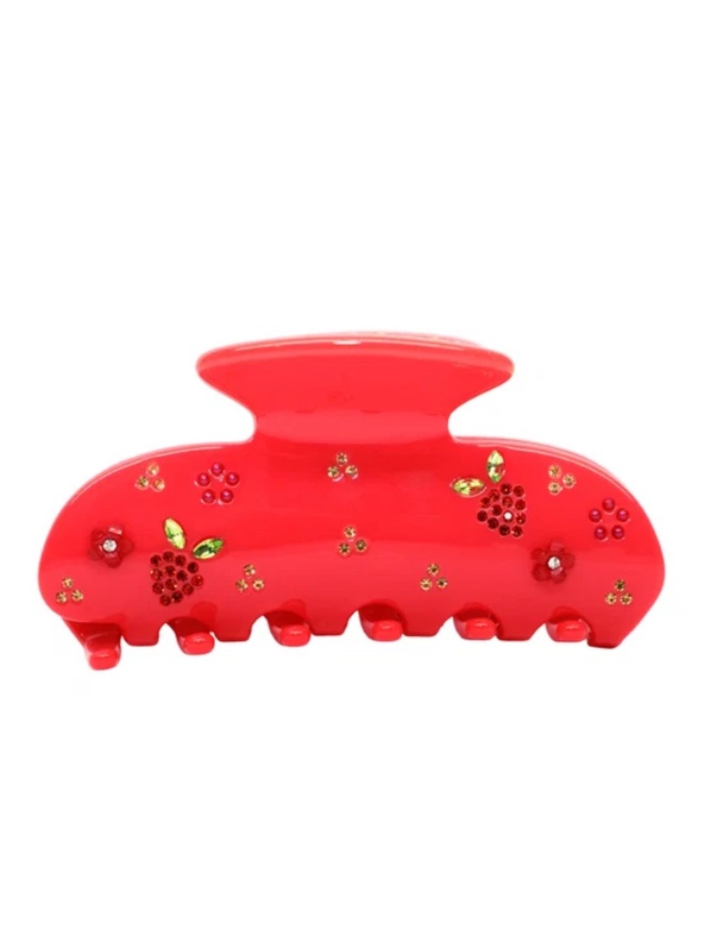 New Emi Jay Sweetheart Claw Clip Berry Beach Club